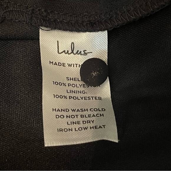 Lulu’s Black One Shoulder Feminine Party Event Occasion Maxi Dress NWOT Size XS - Picture 9 of 13